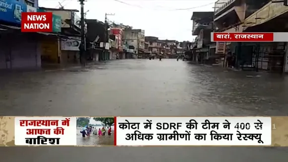 राजस्थान के 12 जिलों में भारी बारिश और बाढ़ से जीना हुआ मुश्किल