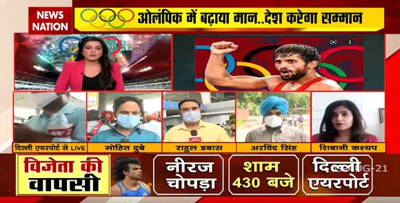 देश कर रहा पदकवीरों का सम्मान : दिल्ली एयरपोर्ट से live
