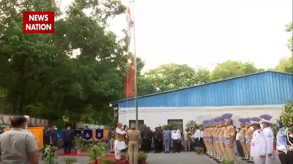 Independence Day India | रक्षा मंत्री राजनाथ सिंह ने किया ध्वजारोहण