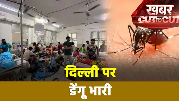 Khabar Cut To Cut : Delhi में लगातार बढ़ रहे है डेंगू के मामले