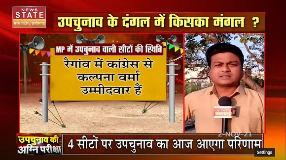 MP By Election 2021 Result : 4 सीटों पर उपचुनाव का आ रहा है रिजल्ट