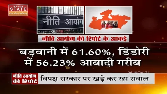 गरीबी के मामले में चौथे नंबर पर Madhya Pradesh