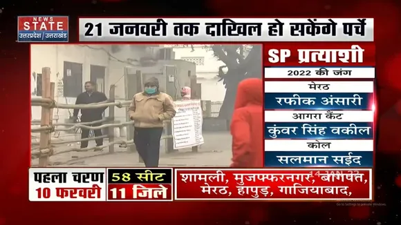 UP Election 2022 में पहले चरण के लिए आज से नामांकन प्रक्रिया शुरू