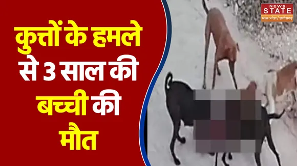 Madhya Pradesh में कुत्तों के हमले से 3 साल की बच्ची की मौत