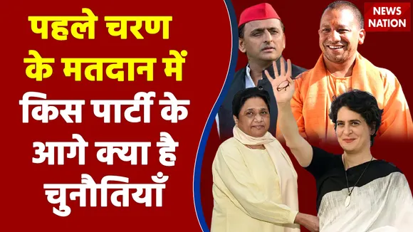 Uttar Pradesh में आज पहले चरण के मतदान में किस पार्टी के आगे क्या है चुनौतियाँ
