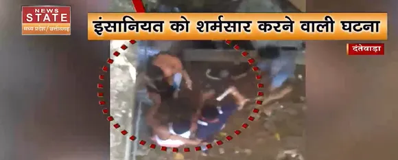 Madhya Pradesh News : भांजी - बहन को लात - घूंसों और पत्थर से पीटते युवक का वीडियो वायरल