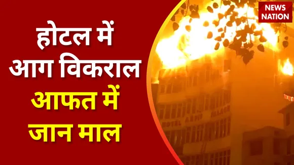 Lucknow Hotel fire Updates : जिंदगी की जंग , धुएं से लोग बेहोश, रस्सियों के सहारे यूं निकाला लोगों को