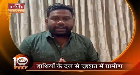 Chhatisgarh News: हाथियों के दल से दहशत में ग्रामीण