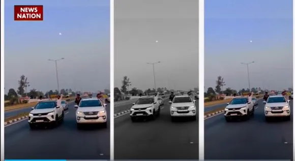 Stunt in Uttar Pradesh Road : बीच सड़क पर खतरनाक स्टंटबाजी |