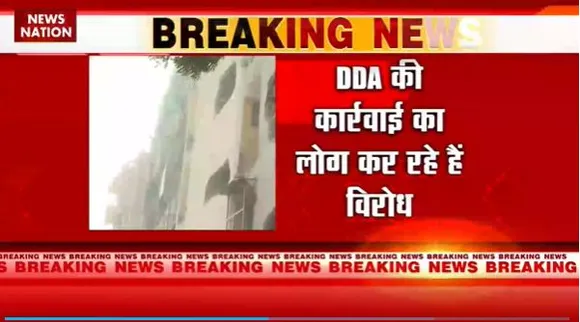Delhi Breaking : Delhi के Mehrauli में 5वें दिन भी बुलडोजर एक्शन जारी
