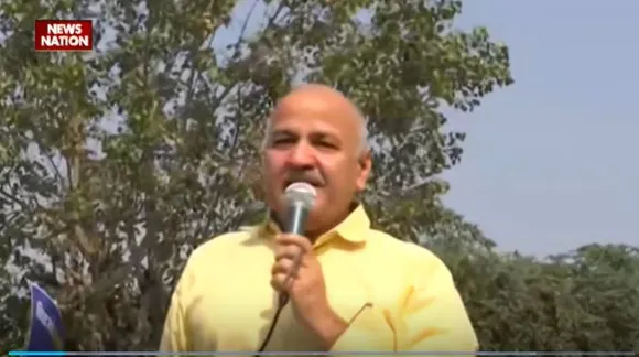 Delhi Breaking : CBI जांच को लेकर शिक्षा मंत्री मनीष सिसोदिया ने लोगों के बीच किया संबोधन