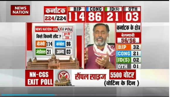 Karnataka Exit Poll 2023 : Exit Poll के अनुमान से में आश्चर्यचकित हुं : योगेन्द्र यादव