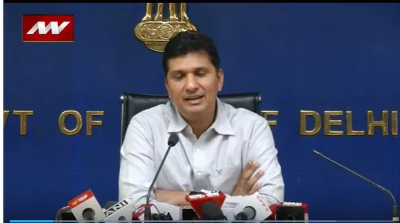 Delhi News : Delhi सरकार के कैबिनेट मंत्री सौरभ भारद्वाज ने केंद्र सरकार पर लगाए गंभीर आरोप