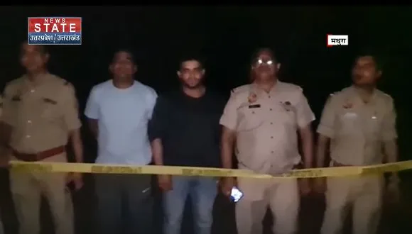Uttar Pradesh News : मथुरा में पुलिस और बदमाश में हुई मुठभेड़
