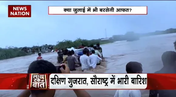 Lakh Take Ki Baat : Gujarat में भारी बारिश के बाद बाढ़ जैसे हालात
