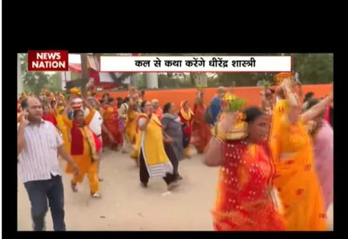 दिल्ली में कलश यात्रा की शुरुआत, कल से धीरेंद्र शास्त्री करेंगे हनुमान कथा