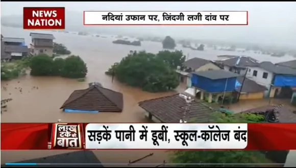 Lakh Take Ki Baat : Maharashtra के रायगढ़ में बारिश का तांडव