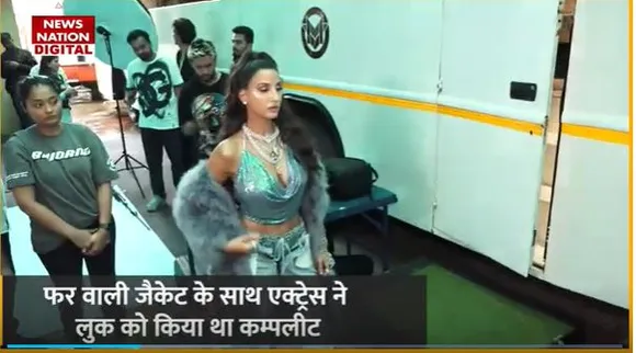 Nora Fatehi Spotted : Hip Hop India के सेट पर स्पॉट हुई नोरा फतेही