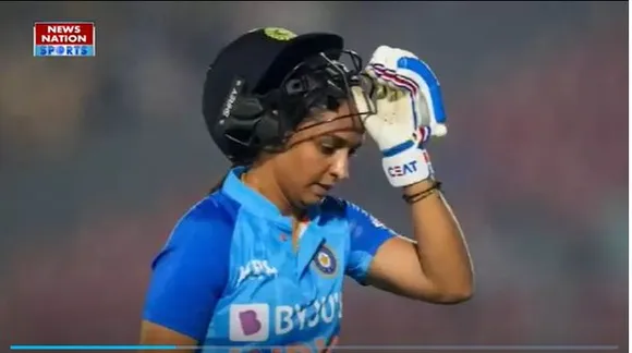 Harmanpreet Kaur : हरमनप्रीत कौर को मैदान पर गुस्सा दिखाना भारी पड़ा