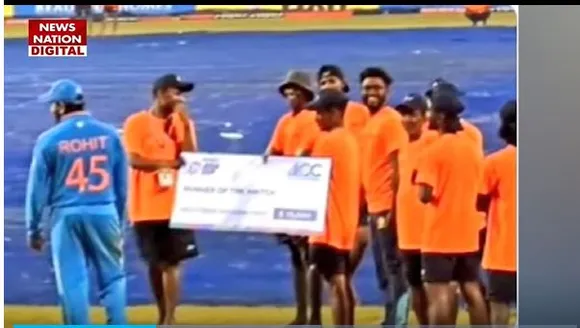 Asia Cup 2023 : क्या है रोहित शर्मा के ग्राउंड स्टाफ को मैन ऑफ द मैच का चेक सौंपने का सच