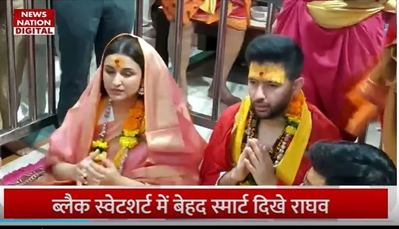Parineeti-Raghav Wedding : Udaipur एयरपोर्ट में स्पॉट हुए राघव-परिणीति