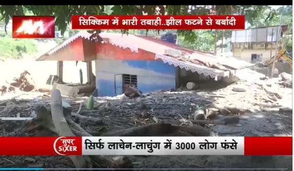 Super Sixer : Sikkim में बादल फटने के बाद तबाही का मंजर