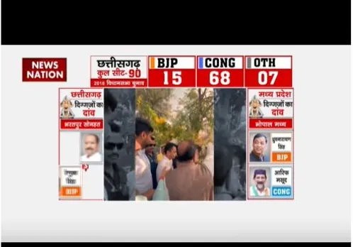 कमलनाथ के बेटे नकुलनाथ को बूथ घुसने से रोका, बीजेपी प्रत्याशी से हुई बहस