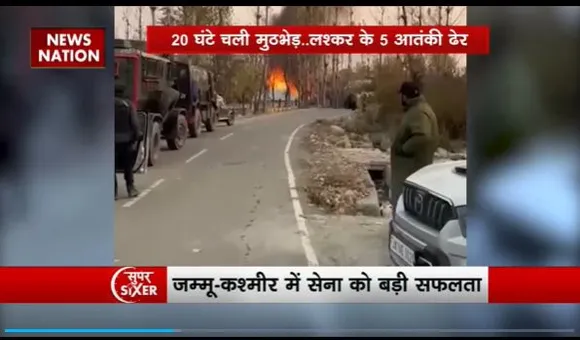 Super Sixer : Jammu-Kashmir के कुलगाम में पांच आतंकी ढेर