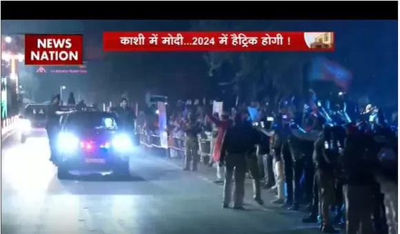 वाराणसी में पीएम मोदी का रोड शो शुरू, काशी विश्वनाथ मंदिर भी दर्शन करने जाएंगे