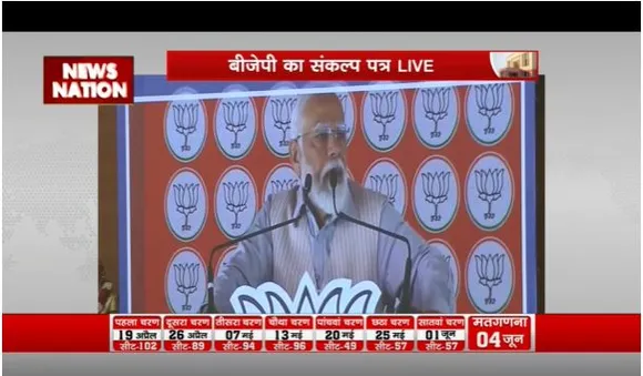 बीजेपी पार्टी ने जारी किया लोकसभा को लेकर संकल्प पत्र, देखें क्या है जनता से किए वादे