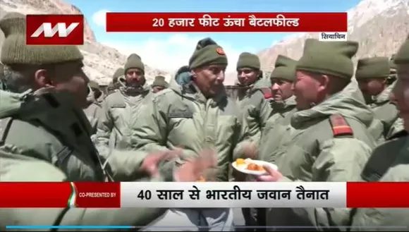 Rashtramev Jayate : जवानों का हौसला बढ़ाने Siachen पहुंचे रक्षामंत्री राजनाथ सिंह