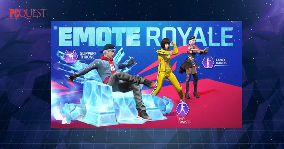 Get Free Fire MAX Slippery Throne, Hip Twists and Fancy Hands Emote 