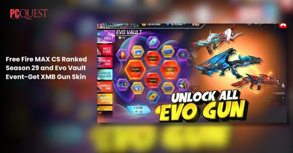 Free Fire MAX CS Ranked Season 29 and Evo Vault Event-Get XMB Gun Skin