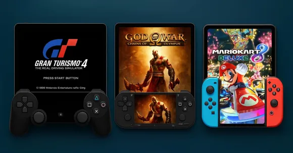 PS2 PSP and Switch on the go