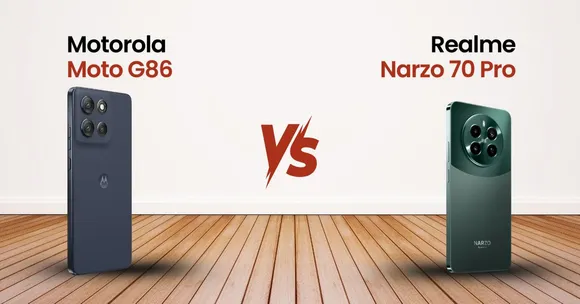 Motorola Moto G86 vs. Realme Narzo 70 Pro Make the right choice!