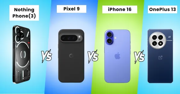 Nothing Phone (3), Pixel 9, iPhone 16, and OnePlus 13 clash in 2025’s flagship showdown