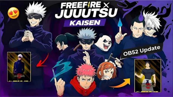 Free Fire MAX x Jujutsu Kaisen Collab