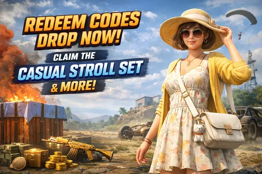 BGMI Casual Stroll Set redeem codes go live with limited slots and strict rules