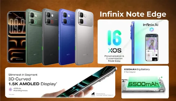 Infinix Note Edge launching on Feb 18_ AI smartphone with JBL Audio and 3D Curved AMOLED panel