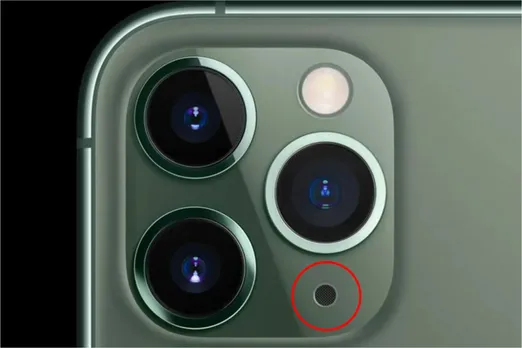 What is the hole near the iPhone camera