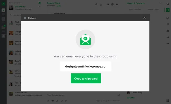 Mailcast Screenshot