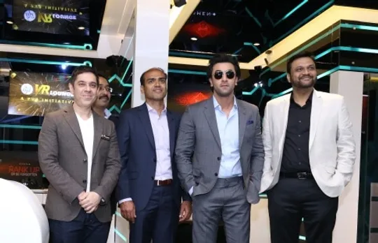 From L to R Sanjeev Bijli Joint MD PVR Sumeer Chandra COO HP Indi...