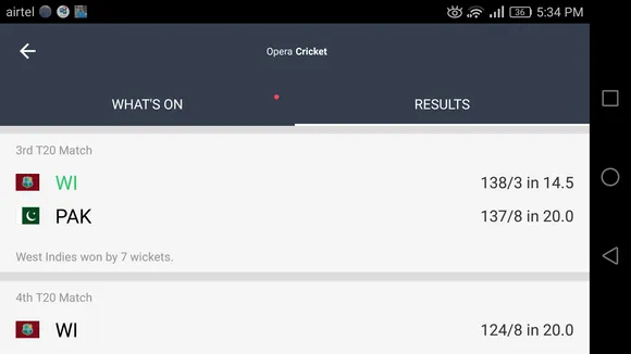 Opera Cricket