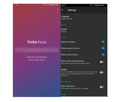 Firefox focus