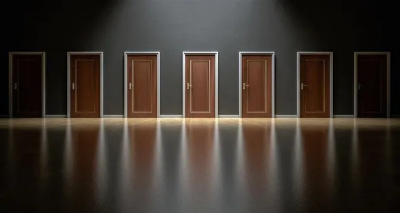 Puzzle games with different doors