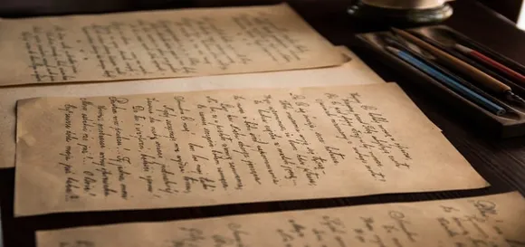 old written paper