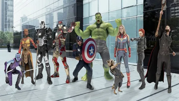 google pixel with marvel characters