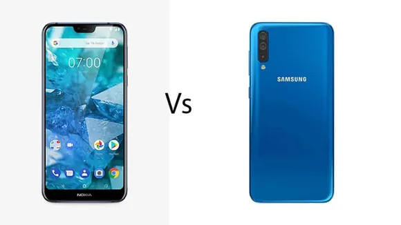 nokia 7.1 vs galaxy a50