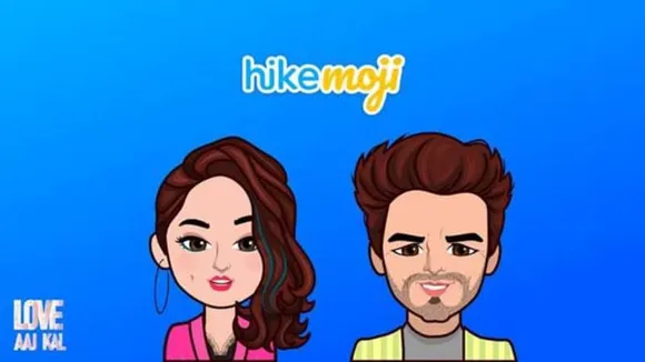 HikeMoji love aaj kal sticker