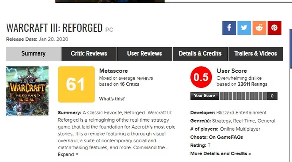 warcraft III: Reforged